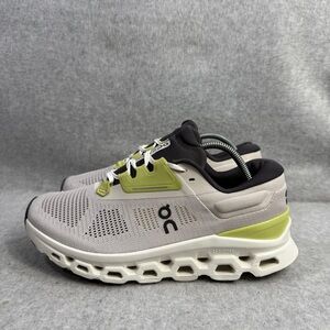 On Running Athletic Shoes in Gray and Lime